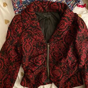 Forever 21 Tapestry Print Victorian Jacket